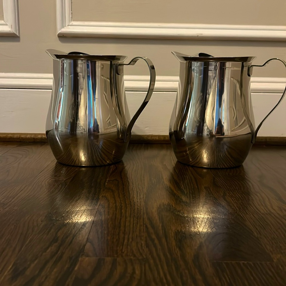 Metal Drink Pitchers (2)